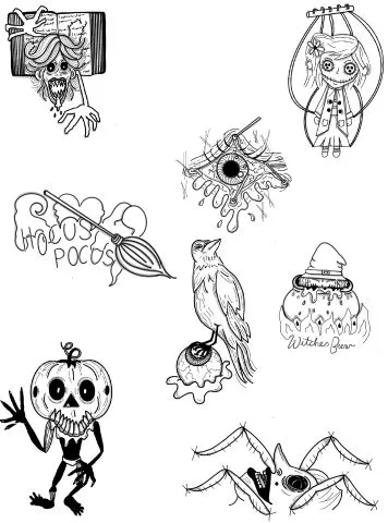 Halloween Flash Any Size